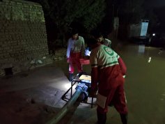 امدادرسانی به ۲۰ خانواده گرفتار در سیل شهرستان راز و جرگلان