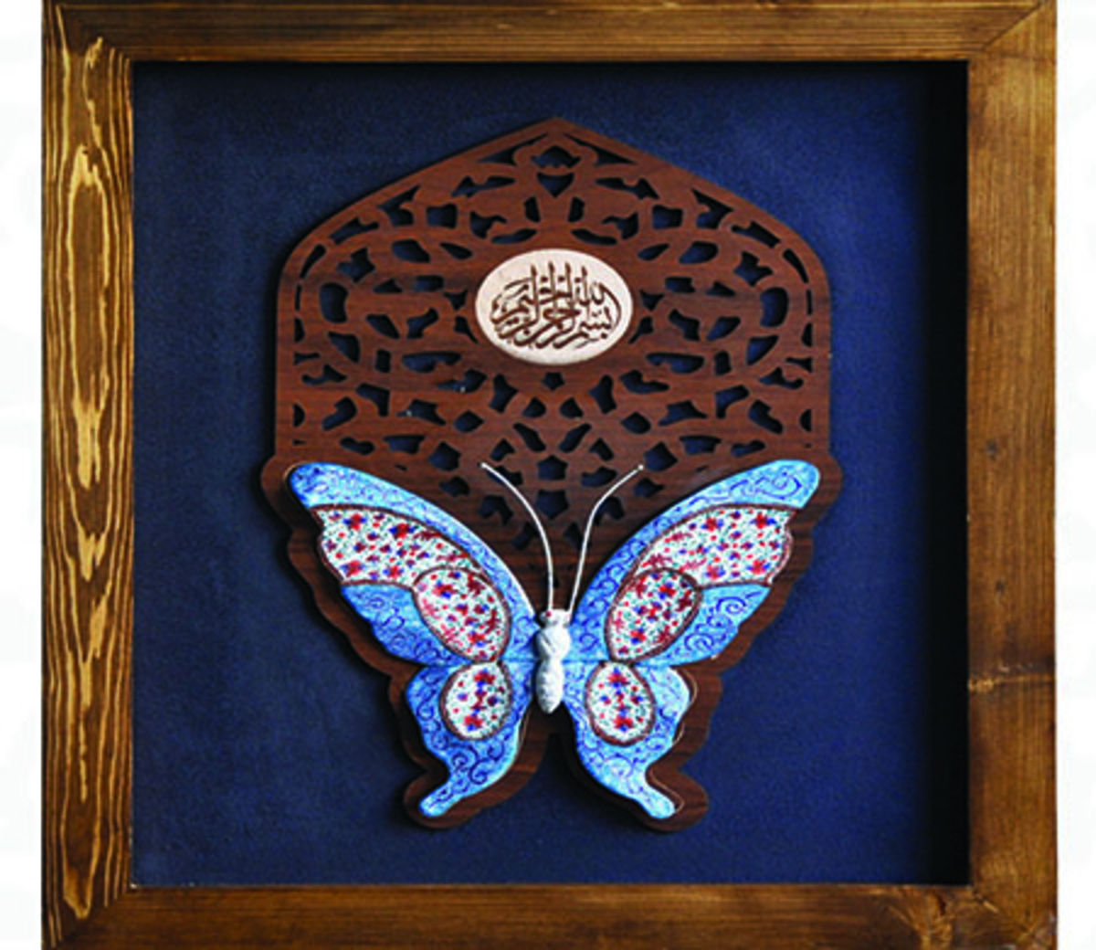 میناکاری روی چوب؛ هنری چشم نواز