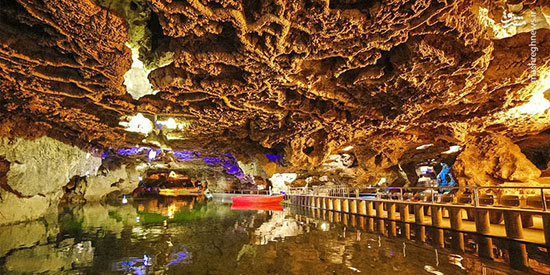 بزرگ‌ترین غار آبی دنیا؛ علی‌صدر همدان