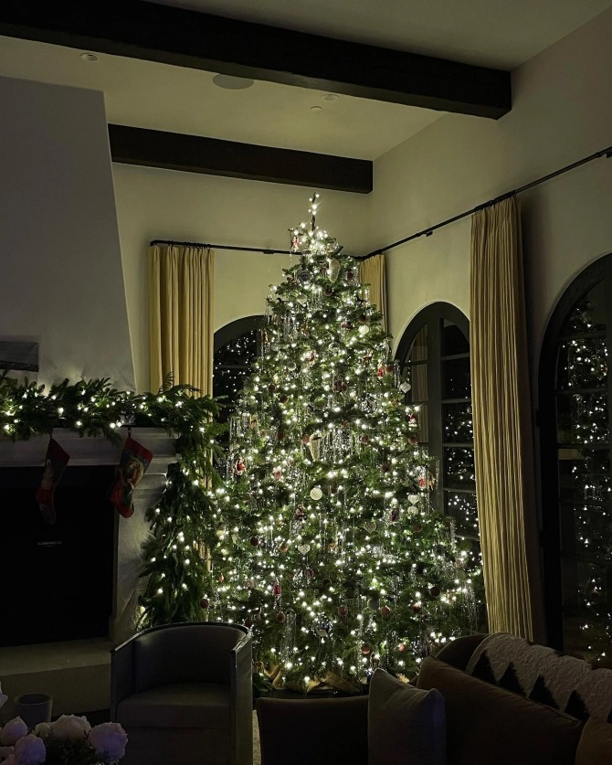 درخت کریسمس سلبریتی‌ها و تحلیل هر درخت توسط کارشناس طراحی داخلی