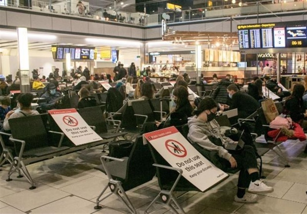 لغو بیش از ۷۵۰۰ پرواز در جهان درپی کمبود نیرو و افزایش اومیکرون