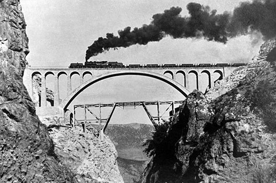 پل ورسک، قدیمی‌ترین و بزرگ‌ترین پل راه‌آهن کشور!