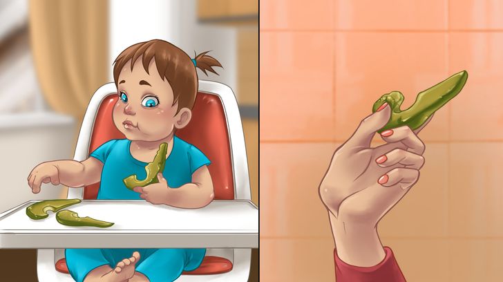 اگر به جای پوره، غذای جامد به نوزاد بدهید چه اتفاقی ممکن است بیافتد؟