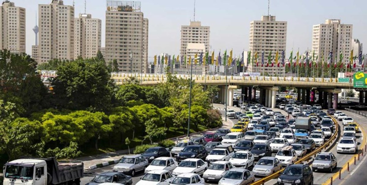 آخرین وضعیت تردد در پایتخت/ ترافیک سنگین در۶ معبر بزرگراهی