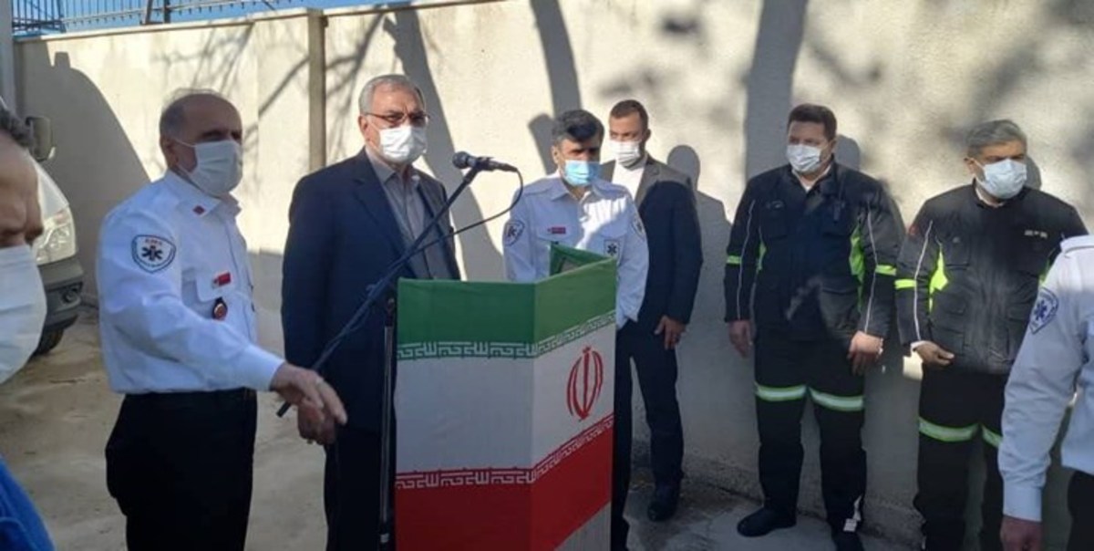 وزیر بهداشت ۱۵۸ پایگاه جدید اورژانس در کشور را افتتاح کرد