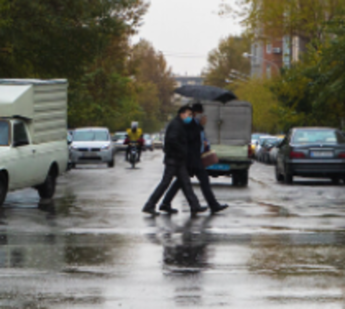 بارش برف و باران در نقاط مختلف کشور/ خیزش گرد و خاک در ۱۶ استان