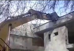 تخریب بنای وزارت نیرو در بستر رودخانه چالوس به دستور رئیس قوه قضائیه