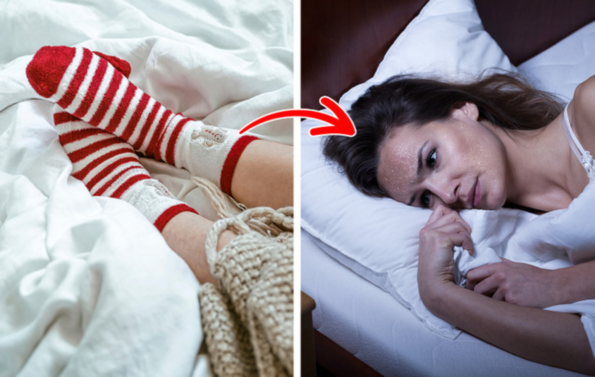 اگر هنگام خواب جوراب بپوشید چه اتفاقی می‌افتد؟