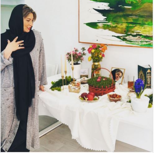 سفره هفت سین با سلیقه ی فریبا نادری