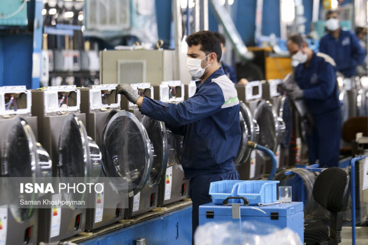 تولید بیش از یک میلیون دستگاه لوازم خانگی در فصل اول ۱۴۰۰