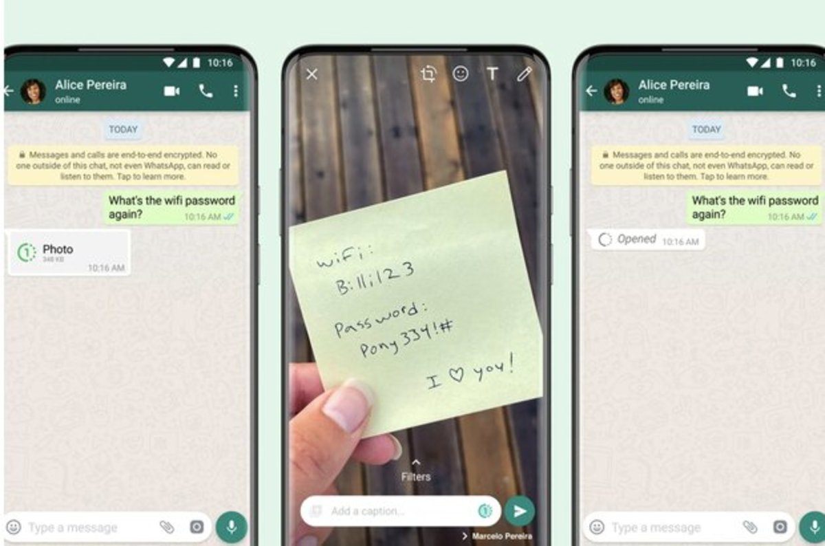 واتس اپ قابلیت «یک بار مشاهده» ویدئو و عکس را فعال می‌کند