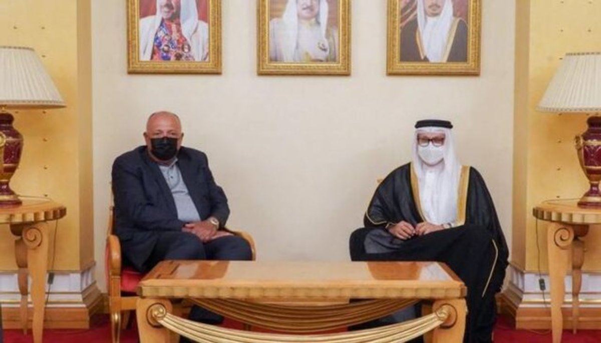 دیدار وزیران خارجه مصر و بحرین