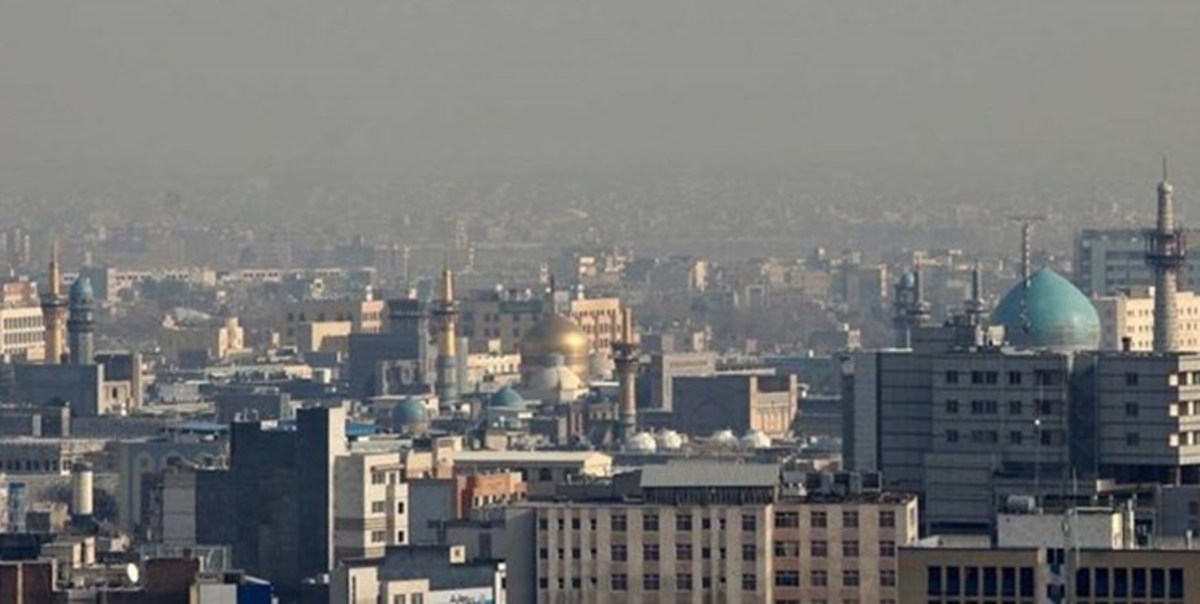 کیفیت هوای مشهد در وضعیت ناسالم قرار گرفت