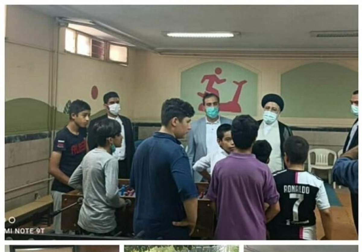 بازدید آیت‌الله رئیسی از خانه کودکان کار یاسر