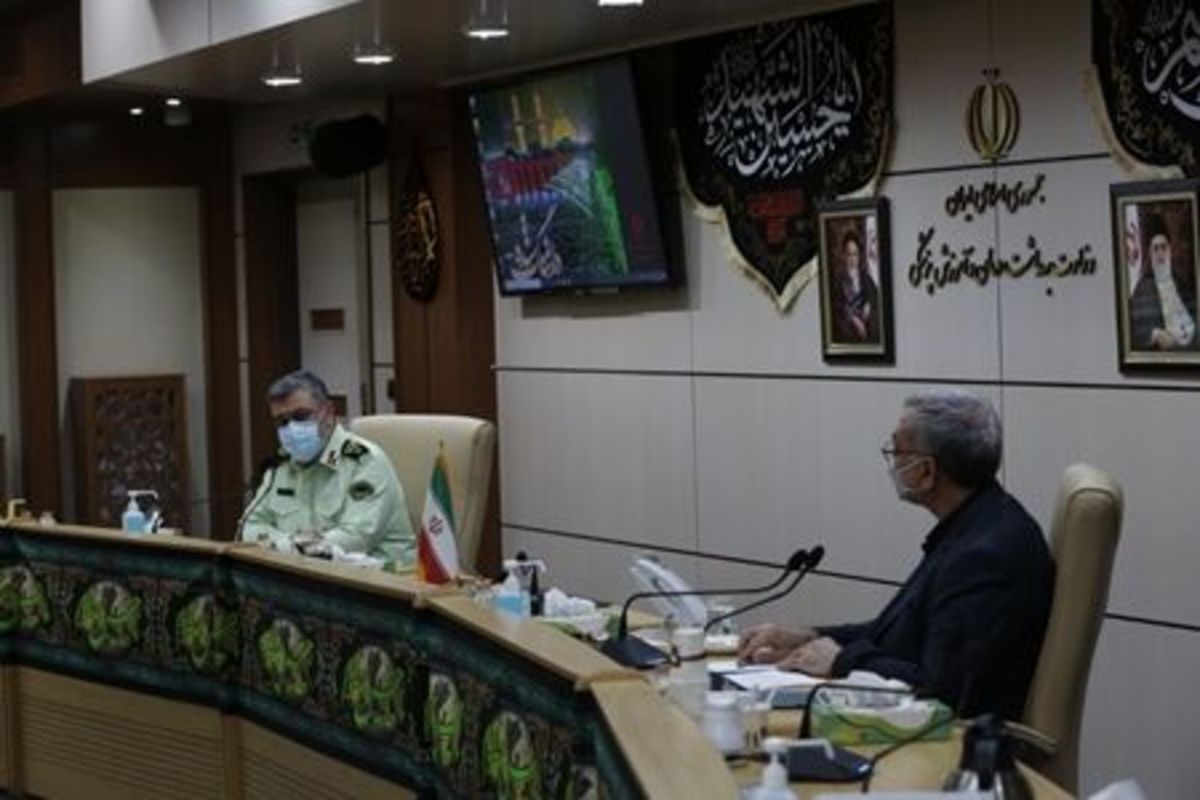 حافظان امنیت شانه به شانه حافظان سلامت پای کار مقابله با کرونا بودند