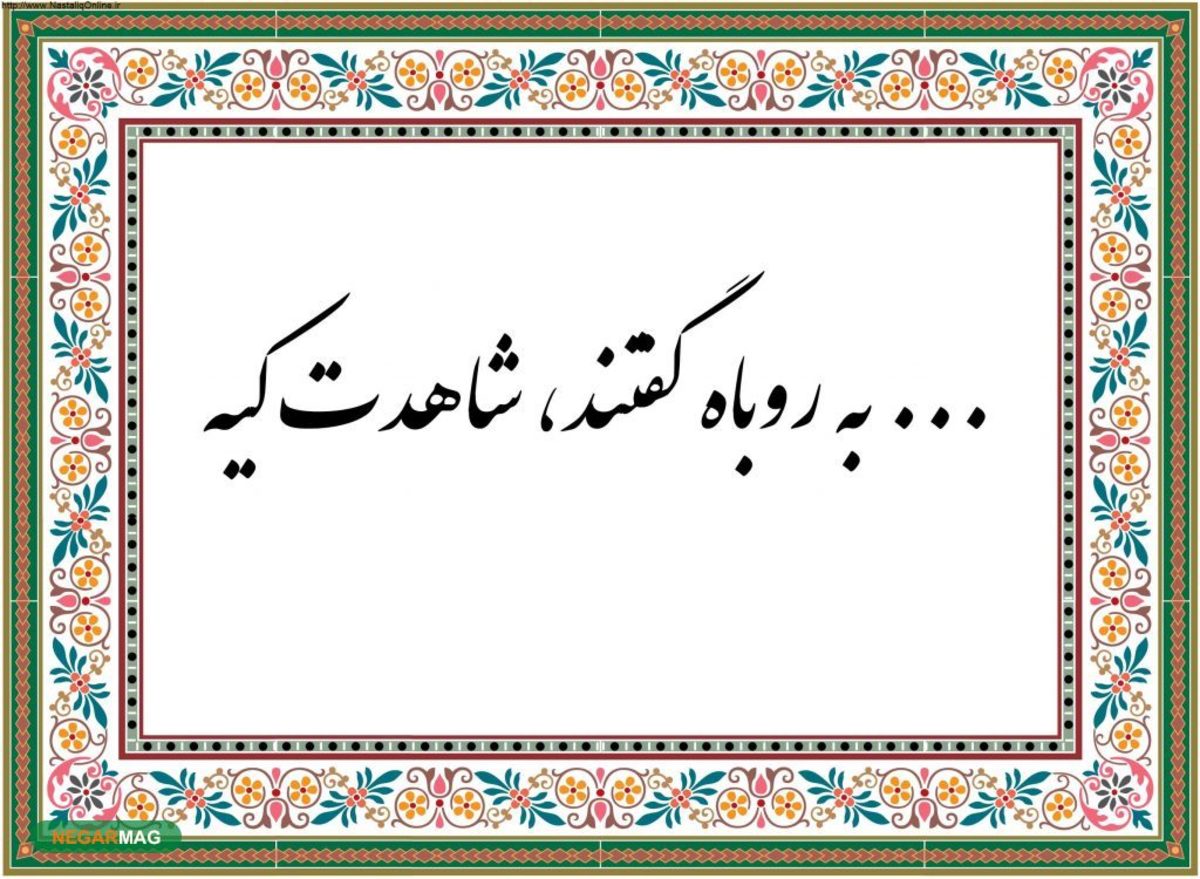 معنی و داستان ضرب المثل به روباه میگن شاهدت کیه؟...