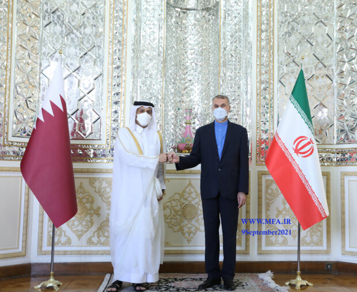 وزیر امور خارجه قطر با «امیر عبداللهیان» دیدار کرد