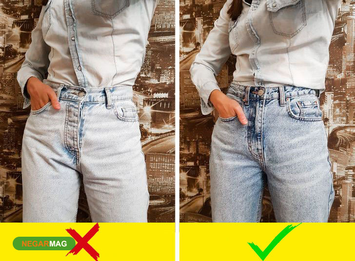 اشتباهاتی که اکثر دختران در پوشیدن شلوار جین مرتکب می‌شوند