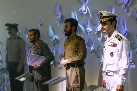 نمایش حماسه ملت ایران در باغ موزه دفاع مقدس تهران
