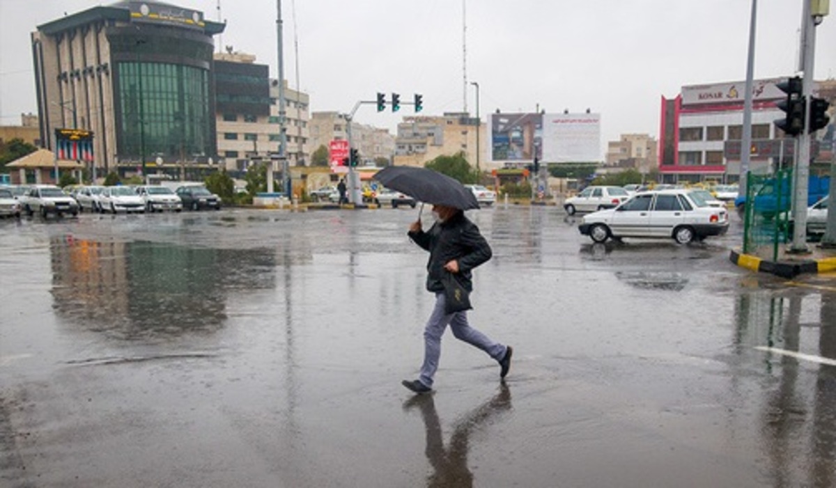 بارش باران در نوار ساحلی کشور