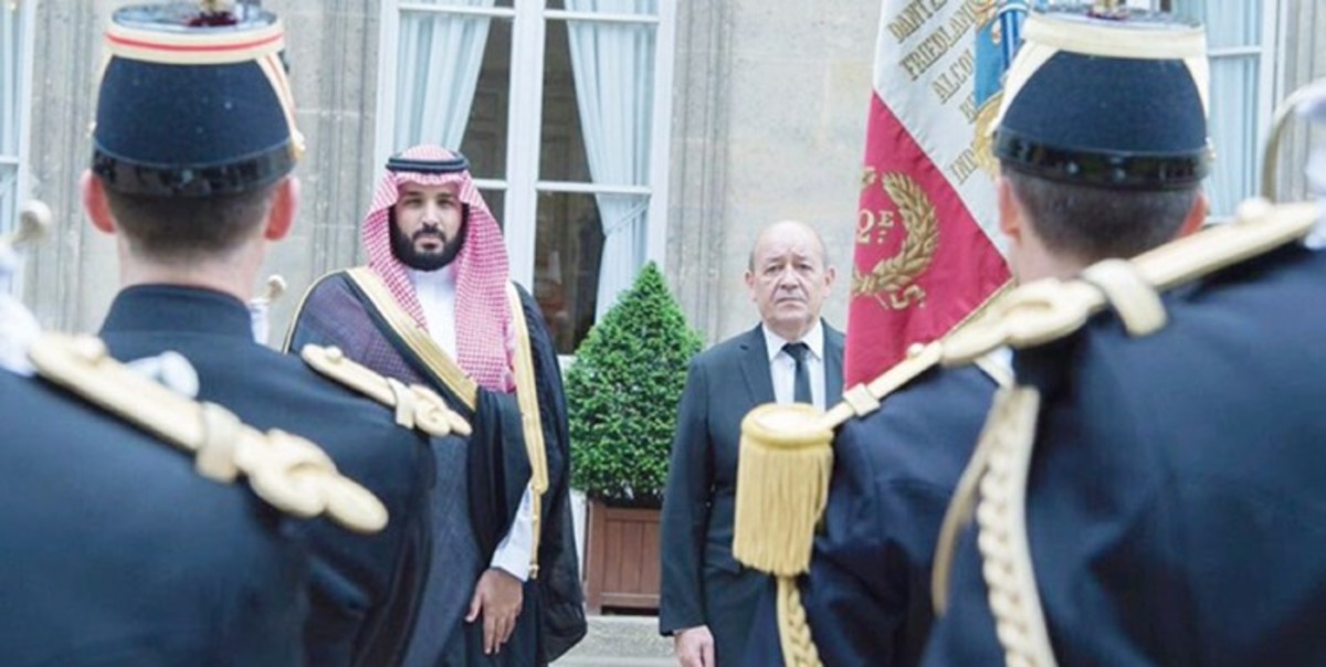 وزیر خارجه فرانسه با، ولی عهد سعودی درباره پرونده هسته‌ای ایران گفتگو می‌کند