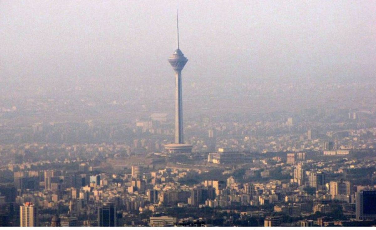 آلودگی هوای تهران طی امروز
