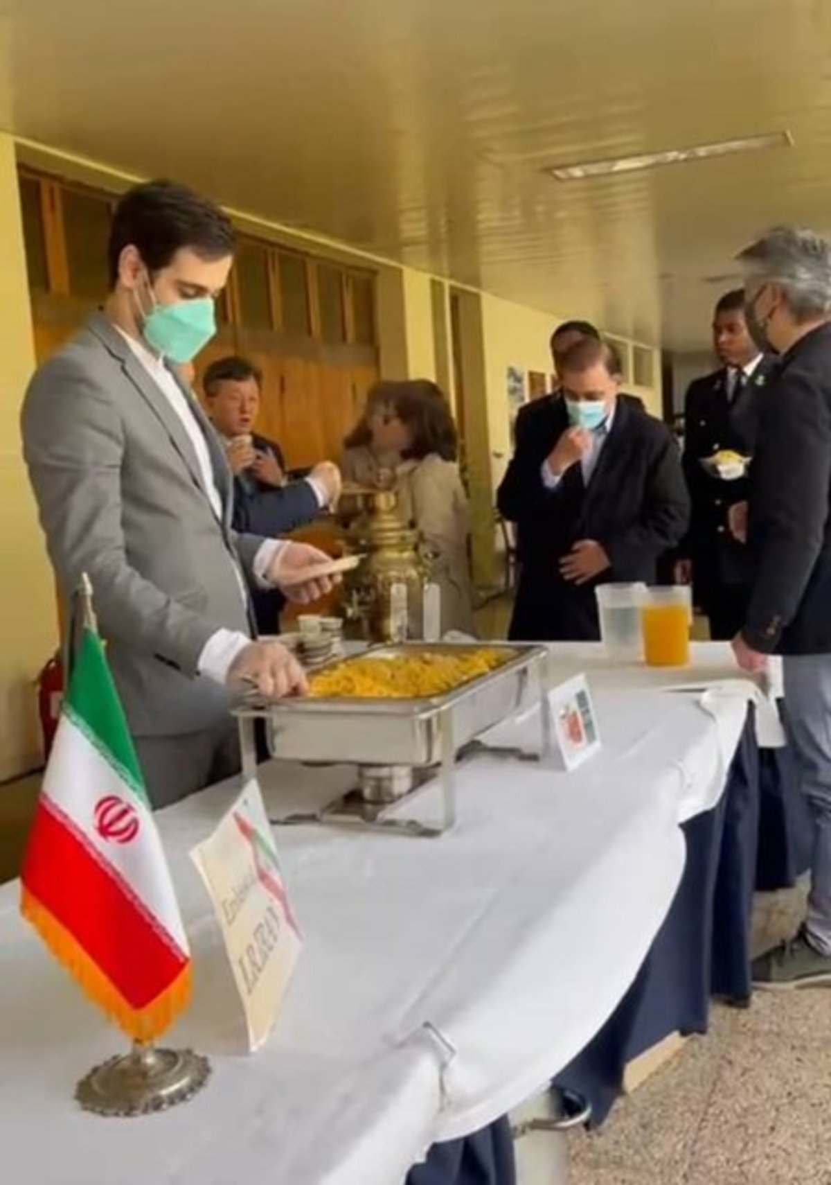 شرکت سفارت ایران در جشنواره غذای سفارتخانه‌های آسیایی مقیم ‎لیسبون