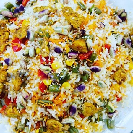 دستور تهیه رنگین پلو؛ غذای خوشمزه و مقوی