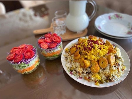 دستور تهیه رنگین پلو؛ غذای خوشمزه و مقوی