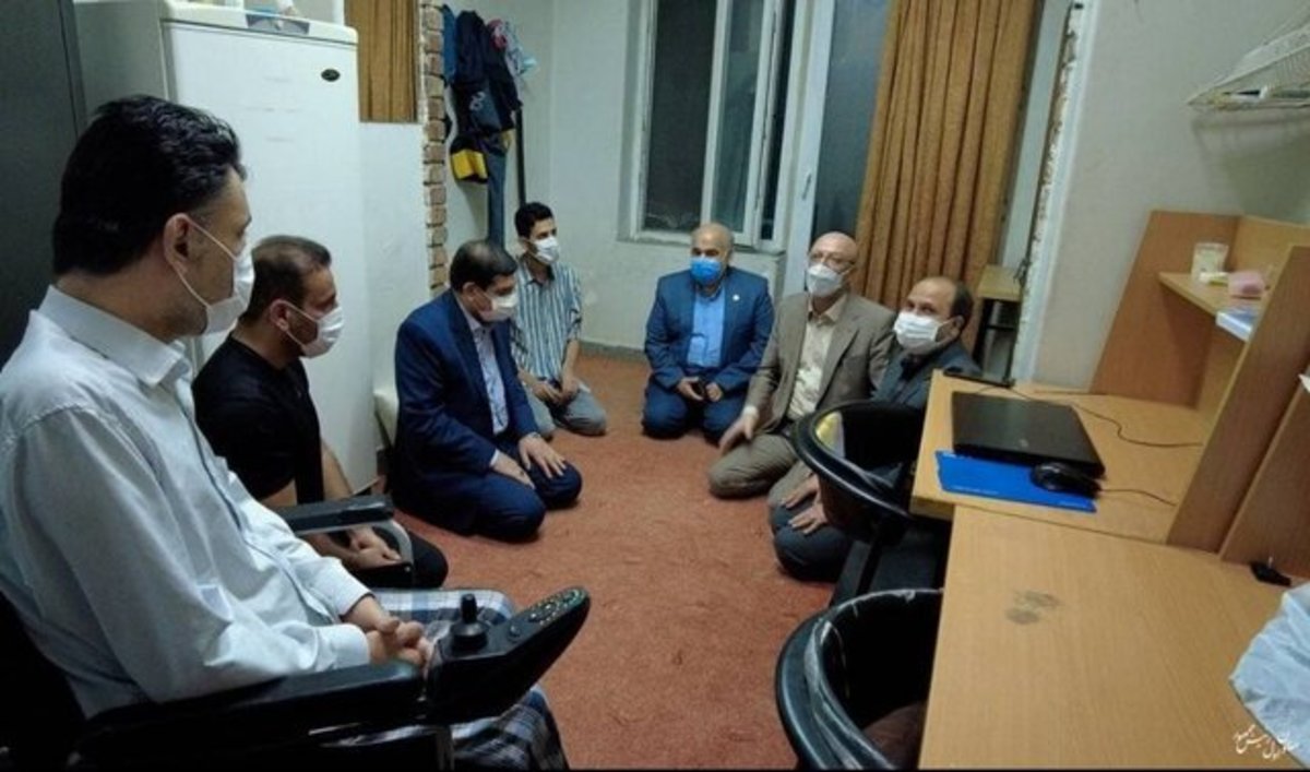 بازدید معاون اول رئیس‌جمهور وزیر علوم از مجتمع‌های خوابگاهی دانشگاه تهران