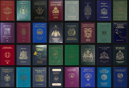 دلیل تفاوت رنگ پاسپورت ها