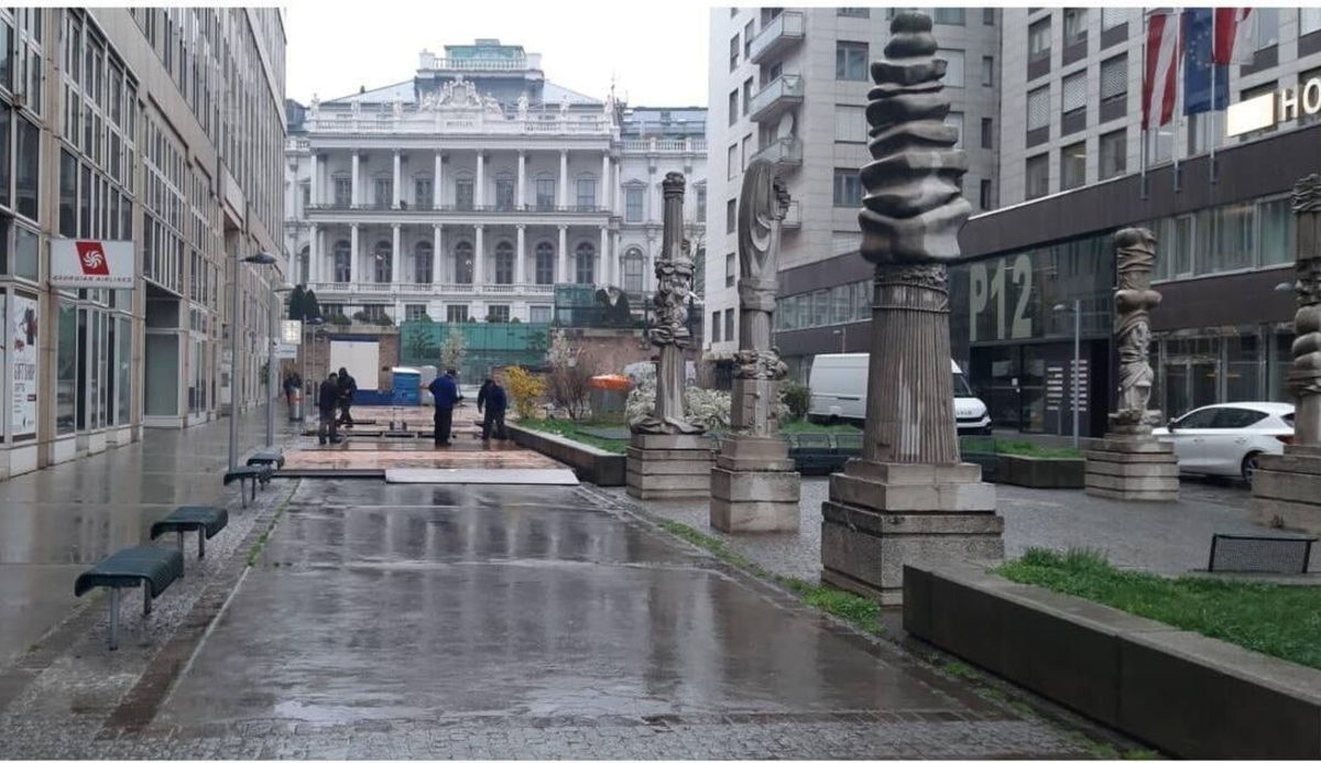 چرا چادر خبرنگاران در وین جمع‌آوری شد؟