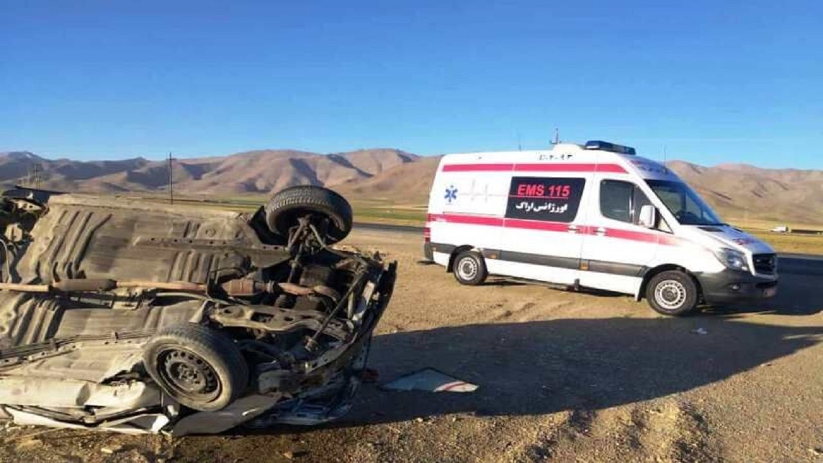 زخمی شدن ۳۵ تبعه خارجی با تصادف ۲ تویوتا در محور خاش - سراوان