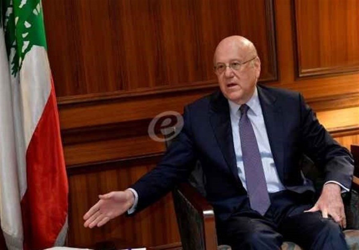 میقاتی: انتخاب رئیس جمهور و تشکیل دولت مقدمه خروج لبنان از بحران اقتصادی است