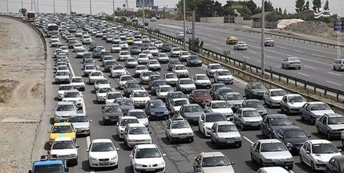 ترافیک سنگین در آزادراه‌های البرز