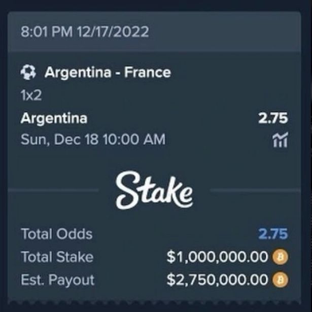دریک سلطان باخت در شرط بندی، یک میلیون دلار دیگر پس از پیروزی آرژانتین باخت