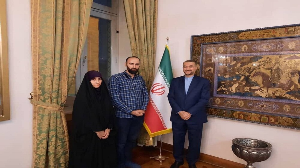 دیدار امیرعبداللهیان با فرزندان حمید نوری