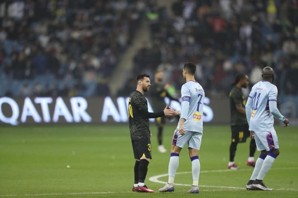 قاب ماندگار خوش و بش مسی و رونالدو