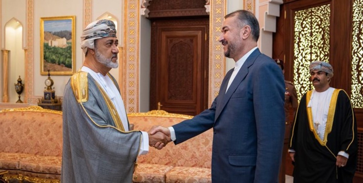 گزارش توئیتری امیرعبداللهیان از دیدارش با سلطان عمان
