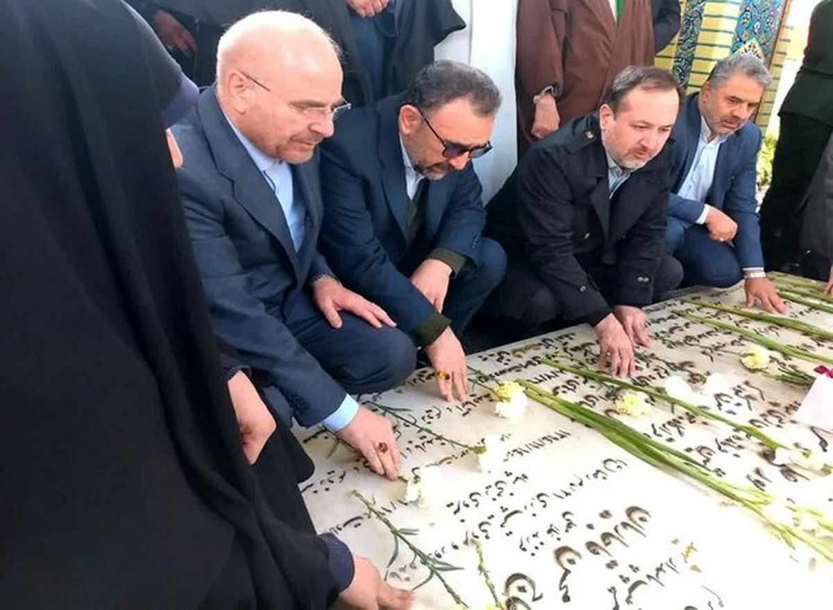 رییس مجلس برای شرکت در یادواره شهدا وارد نیشابور شد