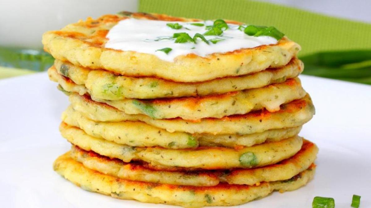 این پنکیک سیب زمینی ساده و خوشمزه رو برای صبحانه درست کنید