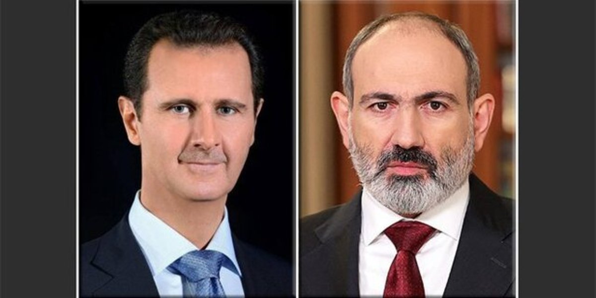 اعلام آمادگی پاشینیان برای کمک به سوریه