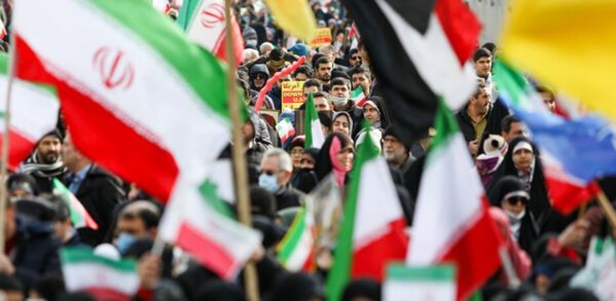 حضور رئیس قوه قضاییه در راهپیمایی ۲۲ بهمن