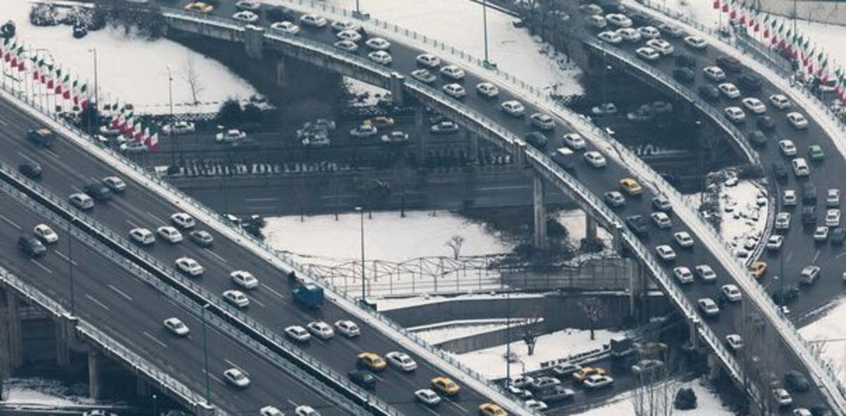 ترافیک تهران در صبح چهارشنبه ۲۶ بهمن چگونه بود؟