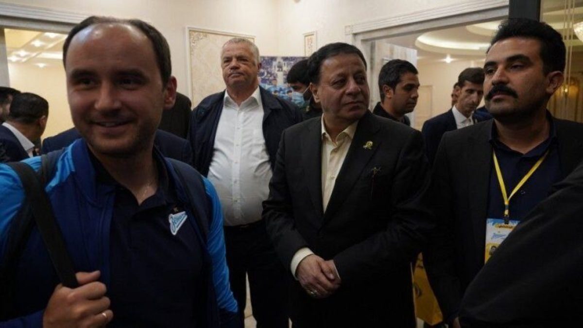 تشکر باشگاه زنیت از میهمان‌نوازی ایرانی‌ها