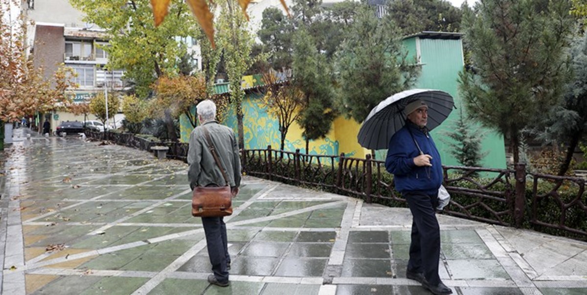 تهران بارانی می‌شود/هوا سه شنبه سرد می‌شود