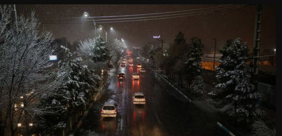 بارش برف و باران در نقاط مختلف کشور