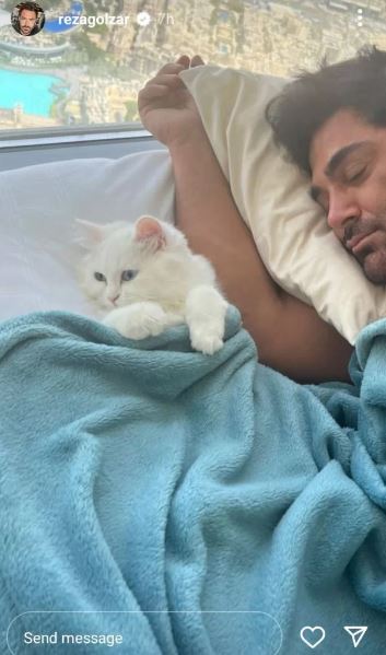 خواب راحت گلزار در منزل لاکچری اش در دبی + عکس