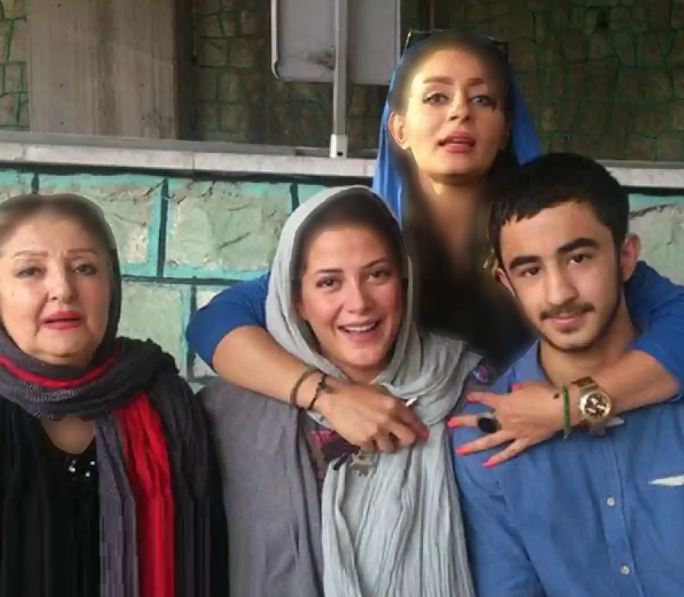 قابی خانوادگی و متفاوت از طناز طباطبایی با ژست گرم و صمیمی + عکس