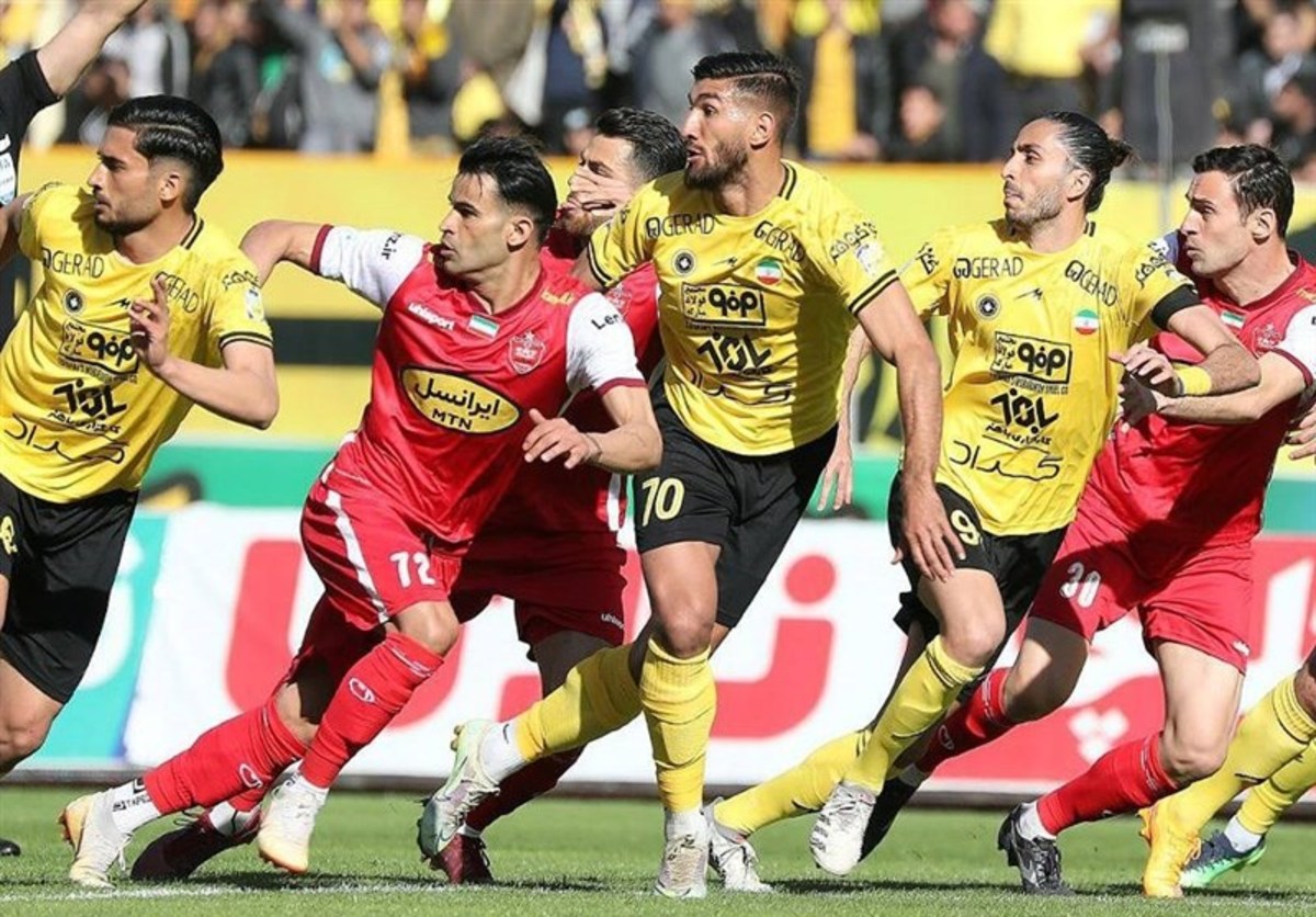 تساوی یک نیمه‌ای سپاهان و پرسپولیس با ۲ اشتباه!